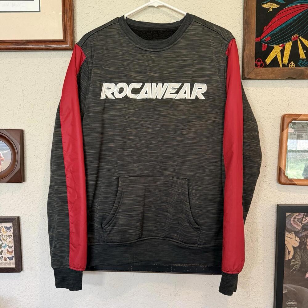 Vintage 00sβ Rocawear Designer Lined Menβs Sweatshirt Size Medium